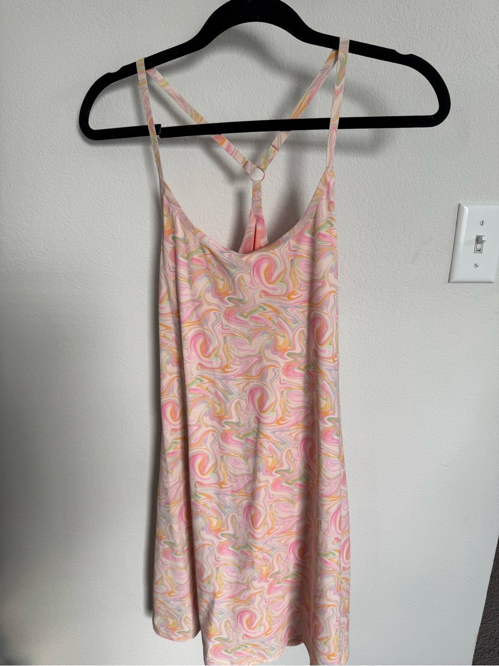 Outdoor Voices Athletic Dress - pink swirl